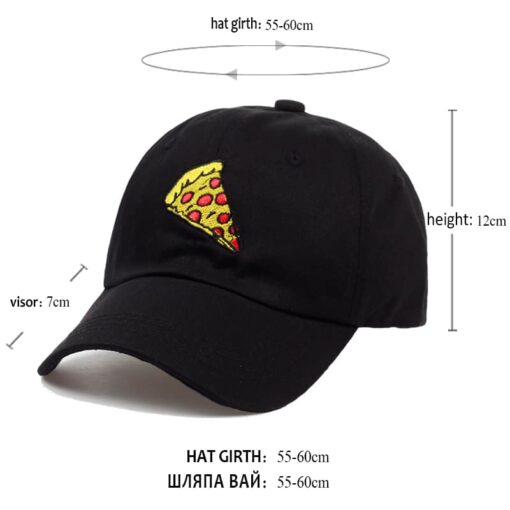 Pizza Dad Hat Black