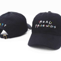 Real Friends Dad Hat Black