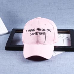 I Think About You Hat Pink