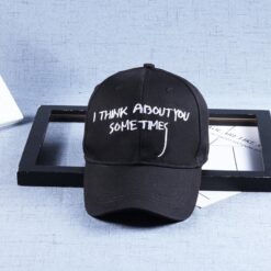 I Think About You Hat Black