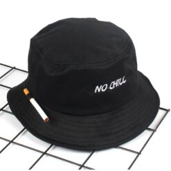 No Chill Bucket Hat Black