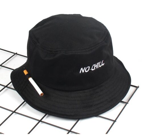 No Chill Bucket Hat Black