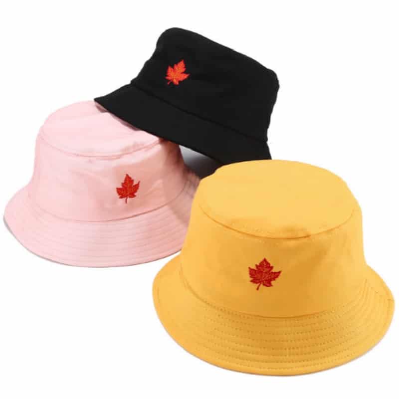 Maple Leaf Bucket Hat | Cheap Dad Hats For Sale | Best Hats for Men