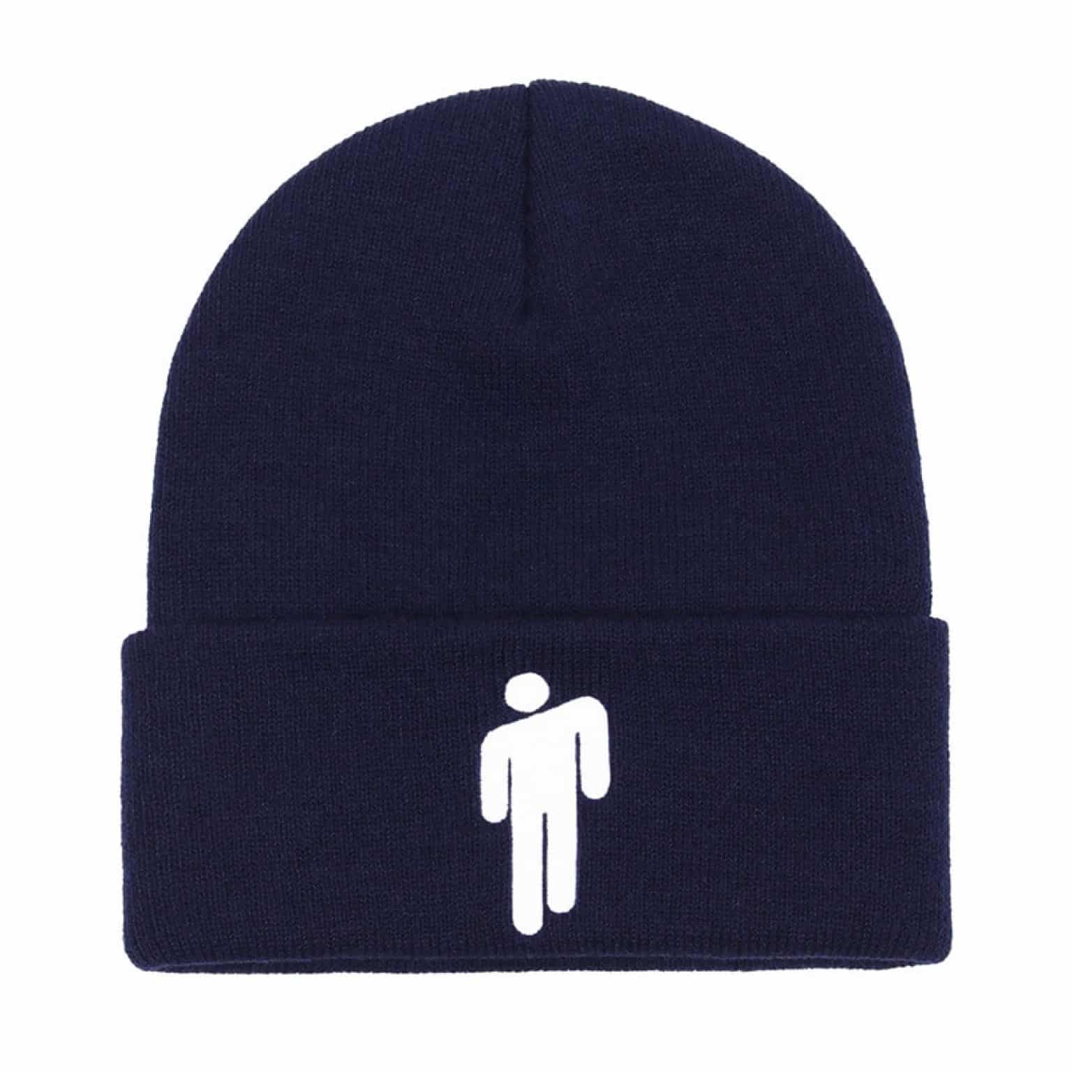 Billie Eilish Beanie Navy blue