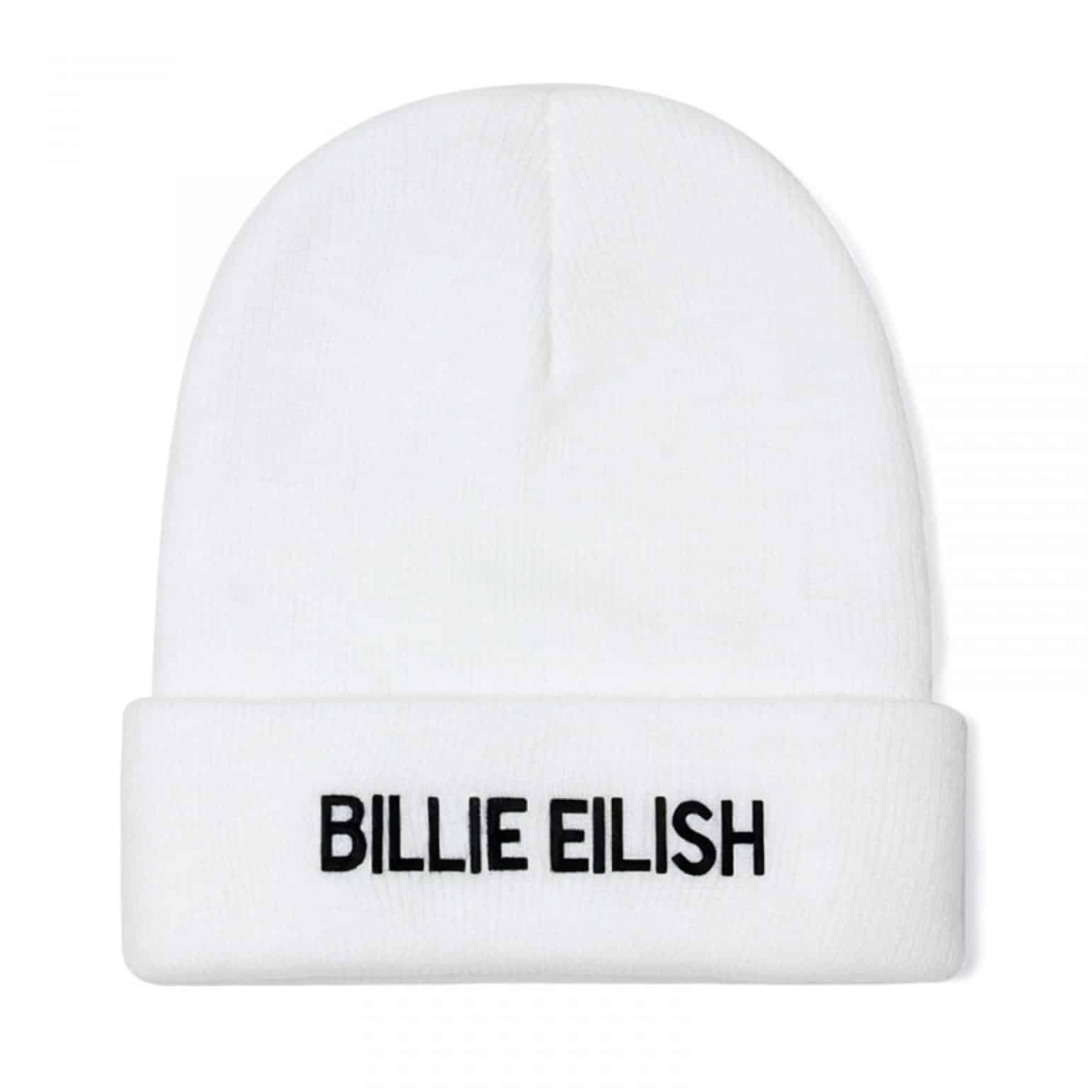 Billie Eilish Beanie White