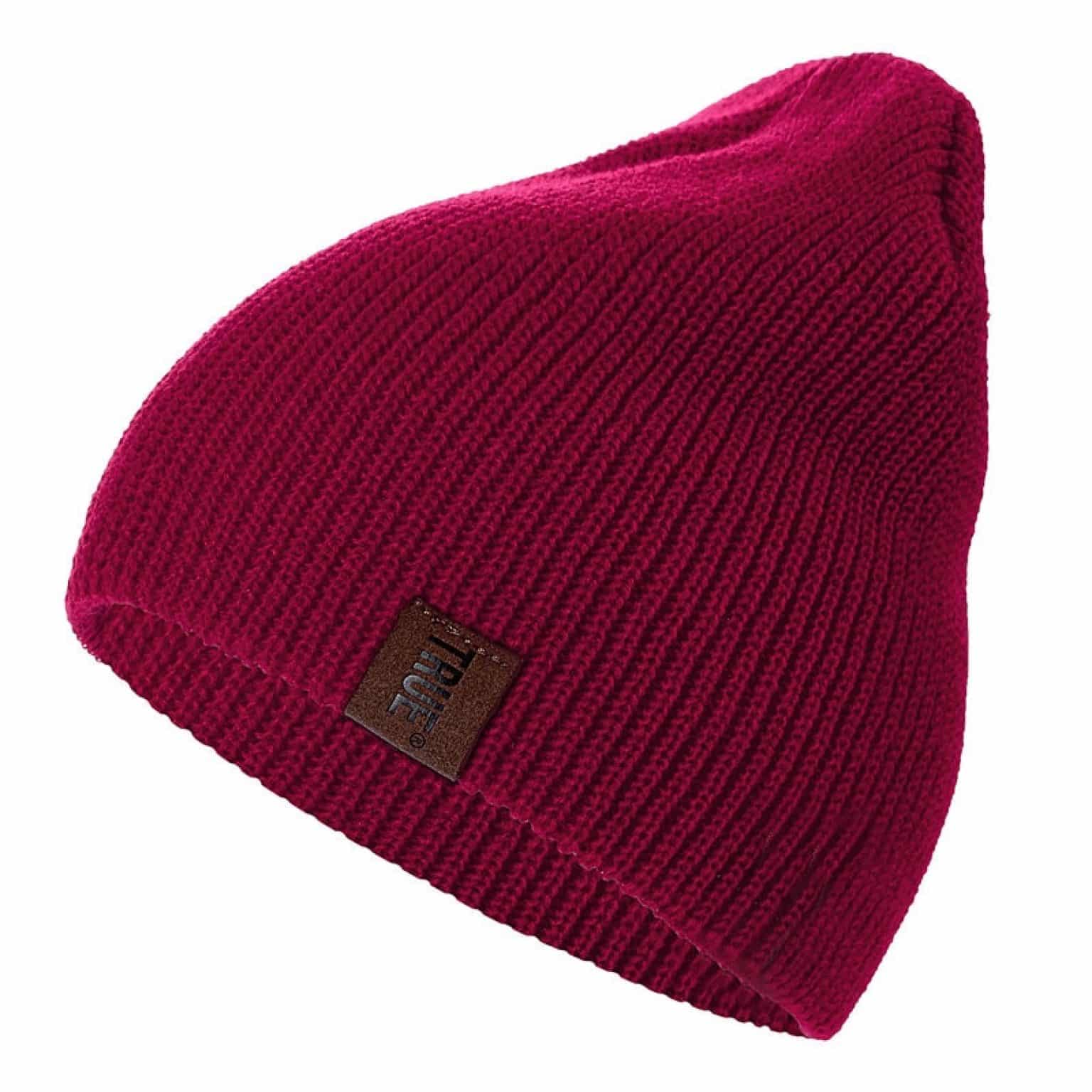 Winter Beanie Wine Red
