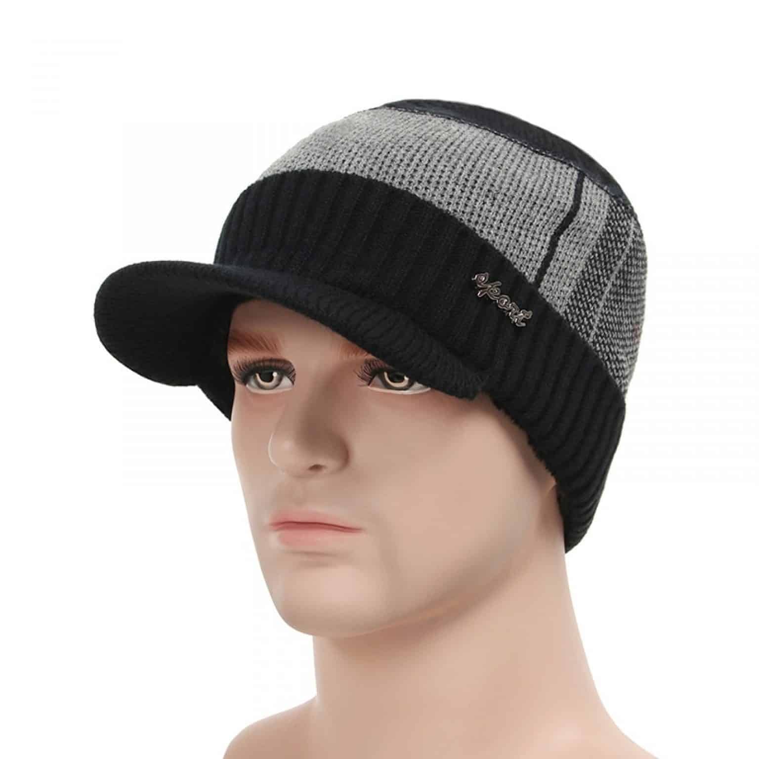 Winter Cap For Men Black