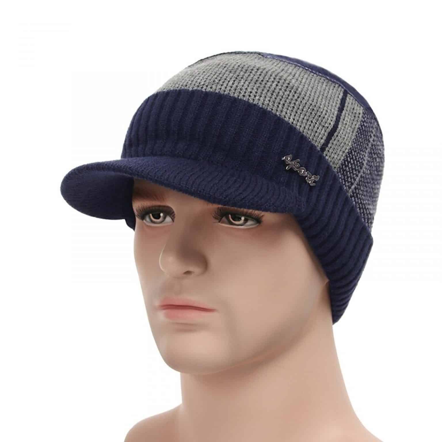 Winter Cap For Men Navy