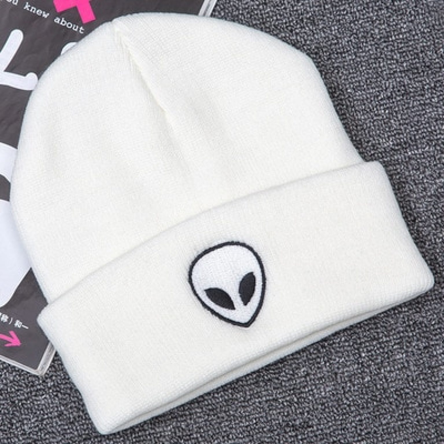Alien Winter Hat White