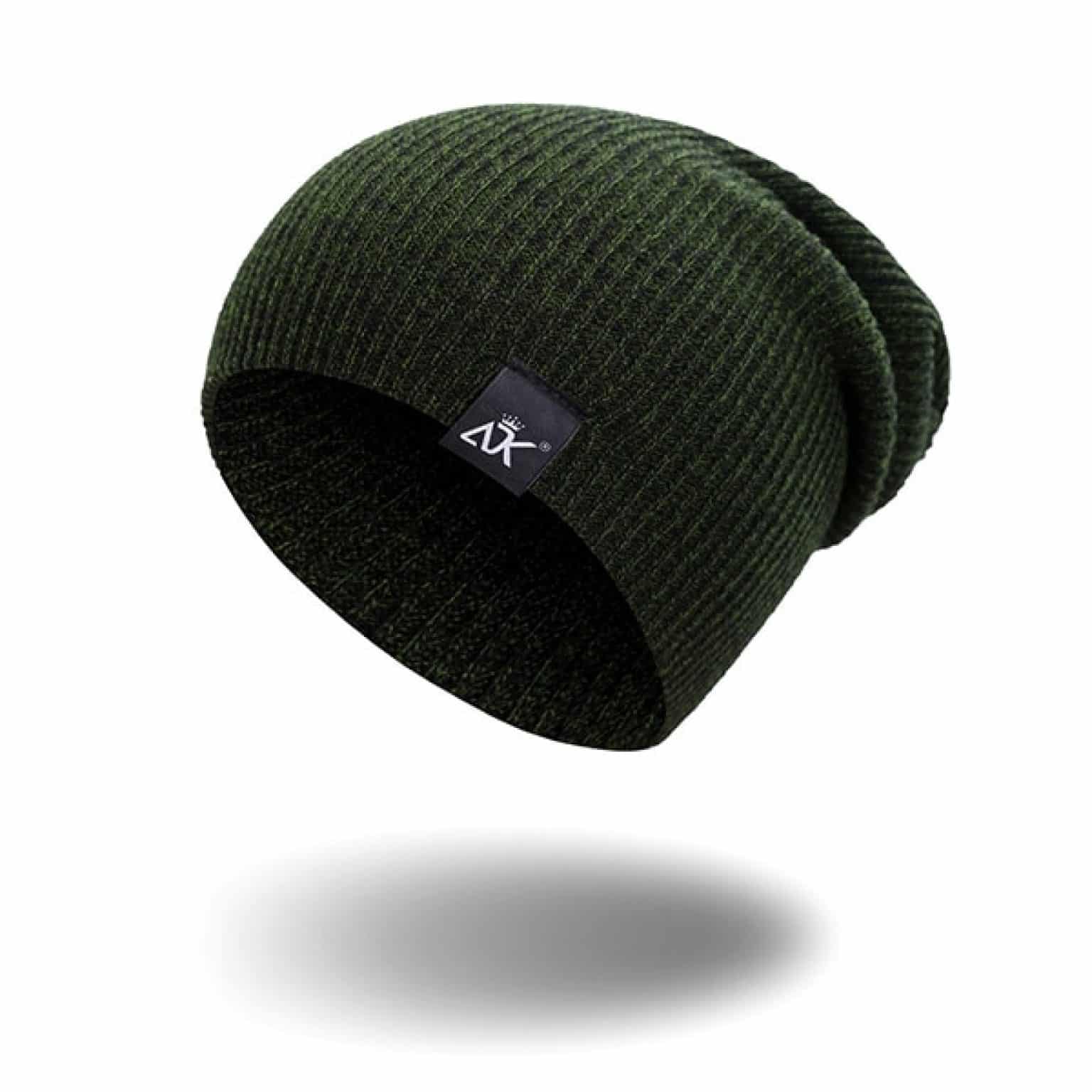 Baggy Beanie Army Green