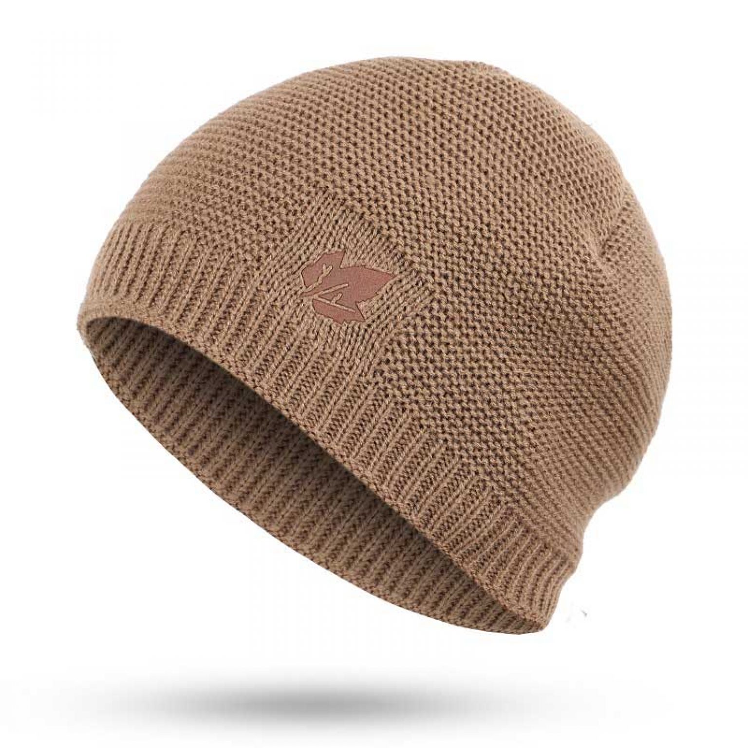 Mapple Leaf Beanie Beige