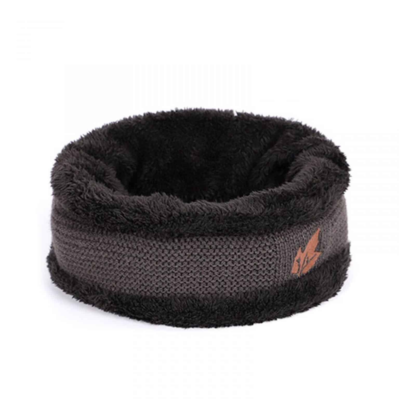 Mapple Leaf Neck Warmer Gray