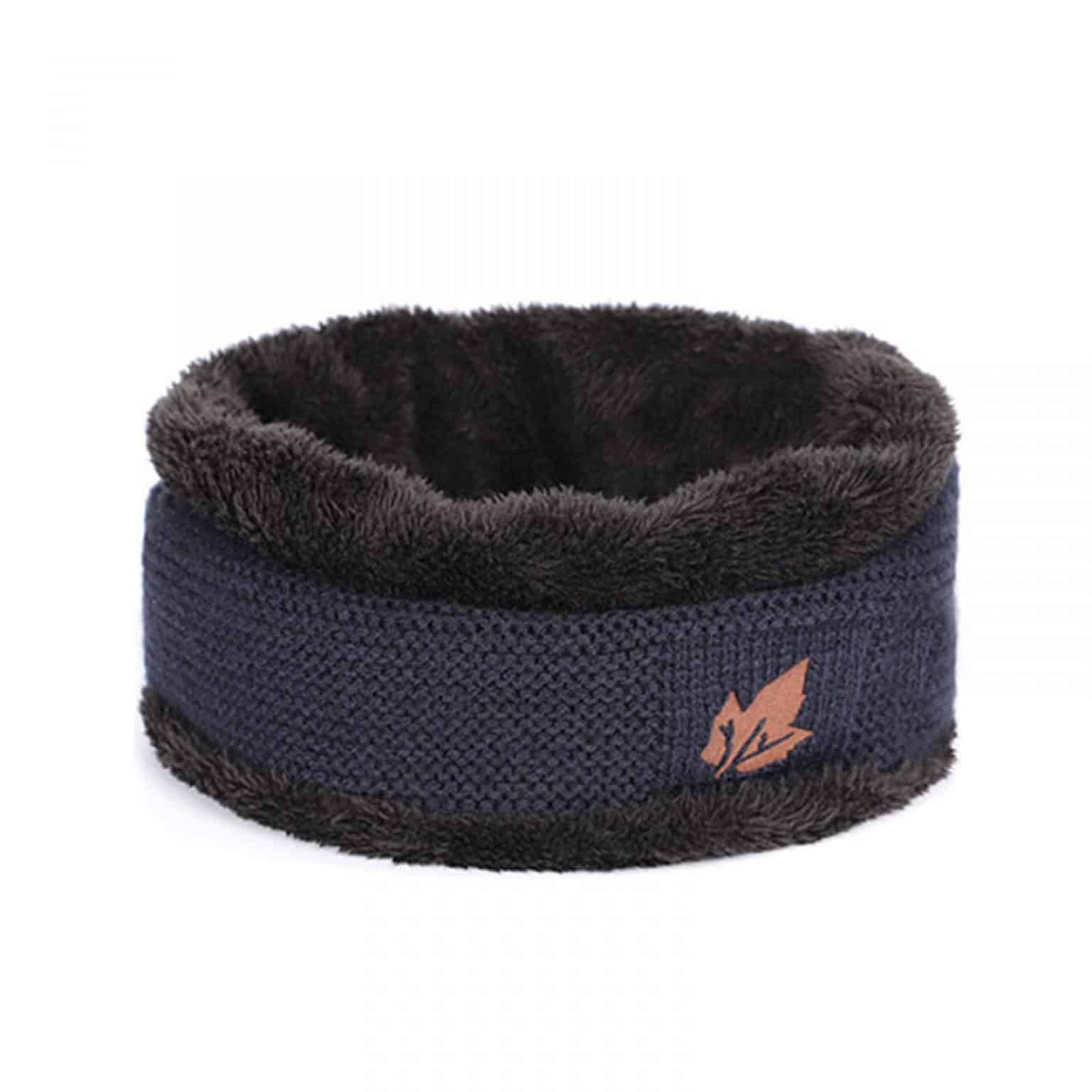 Mapple Leaf Neck Warmer Navy