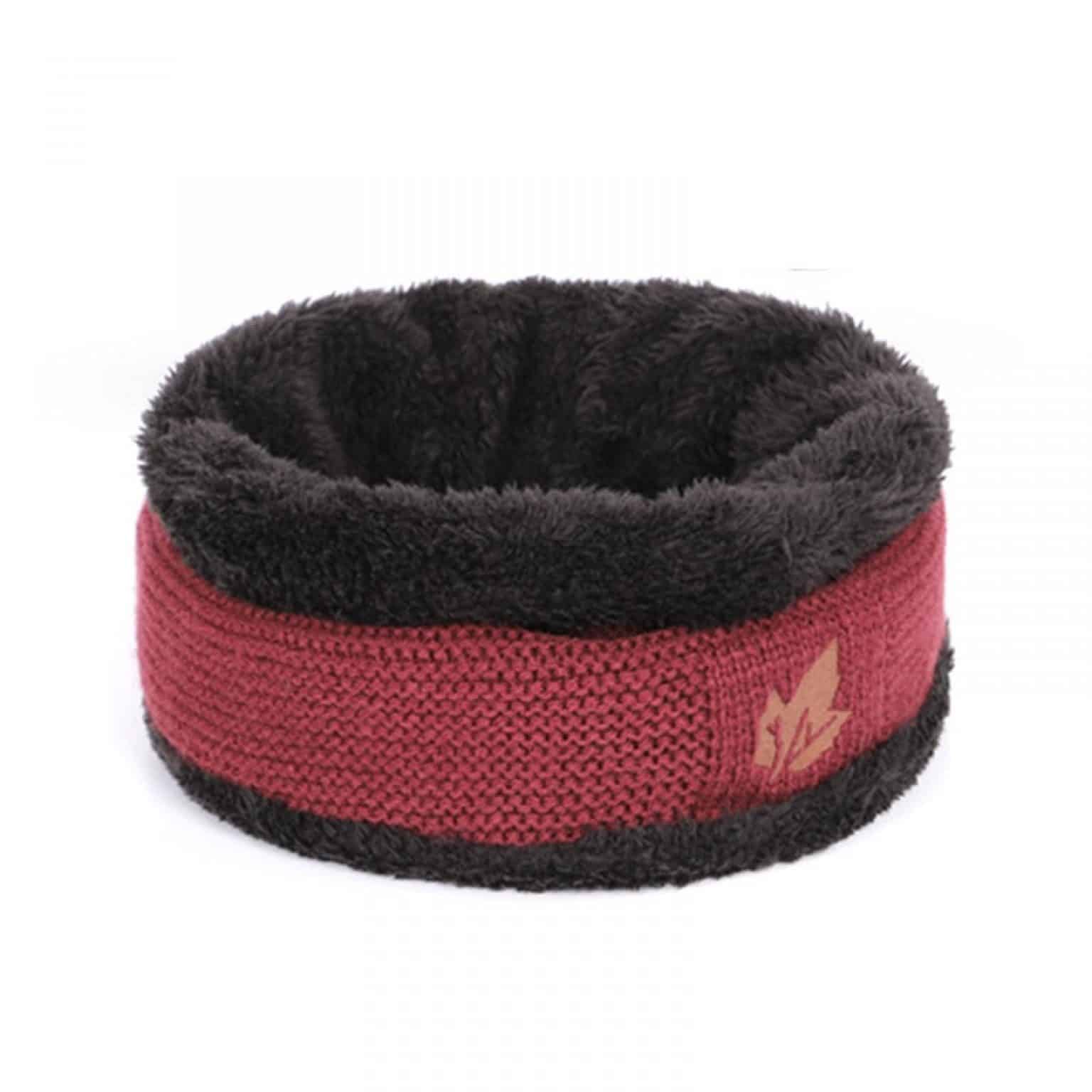 Mapple Leaf Neck Warmer Red