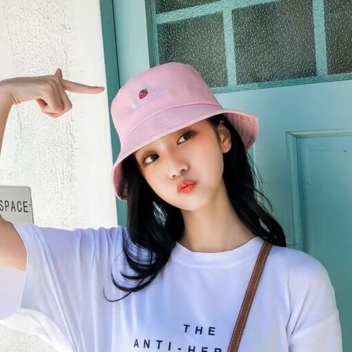 Strawberry Bucket Hat For Women