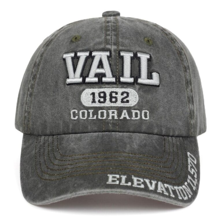 Vail Baseball Cap Colorado Cap Inspiring Hats