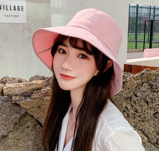 Pink Bucket Hat For Women