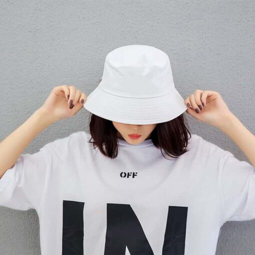 White Bucket Hat For Women