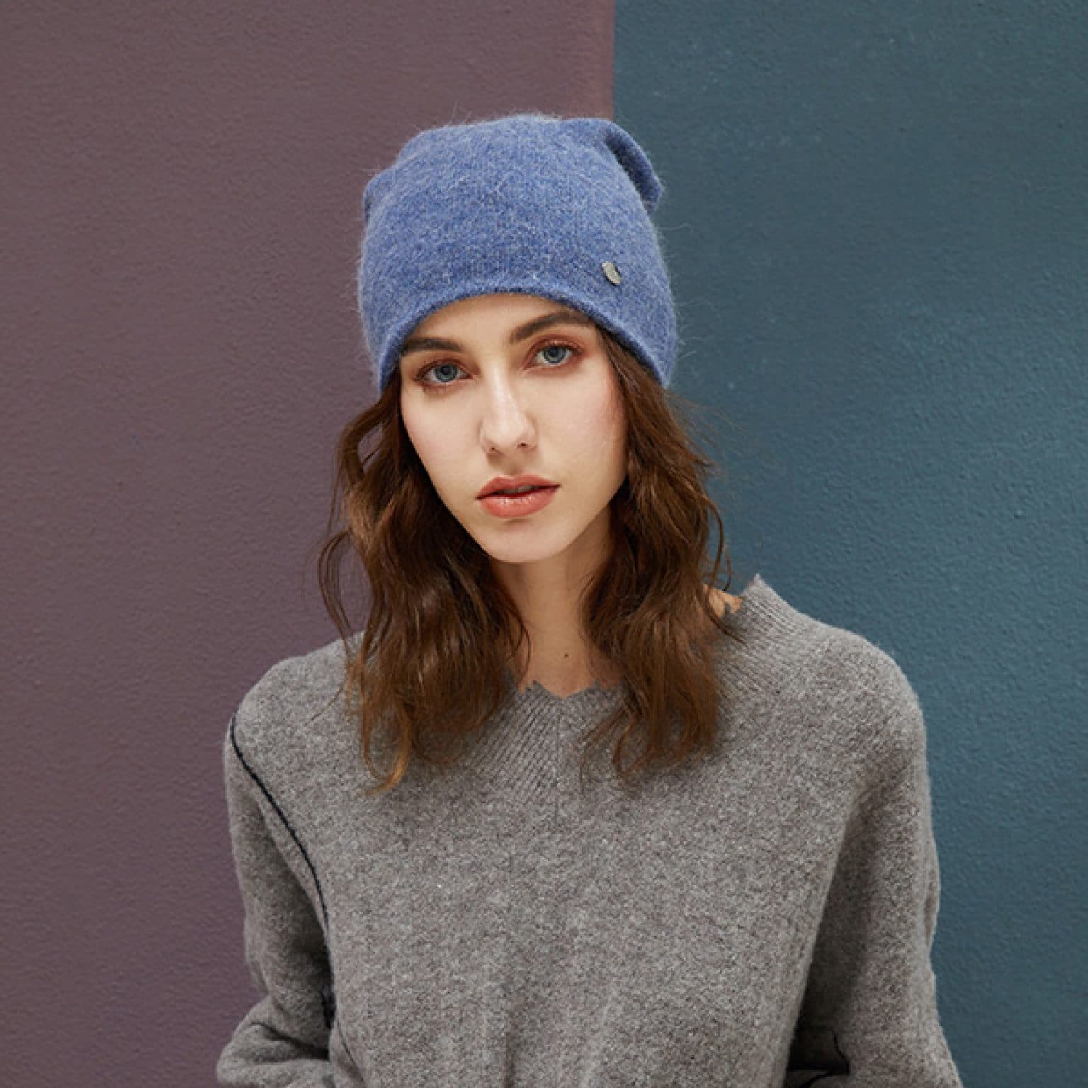 Winter Hat For Women Blue