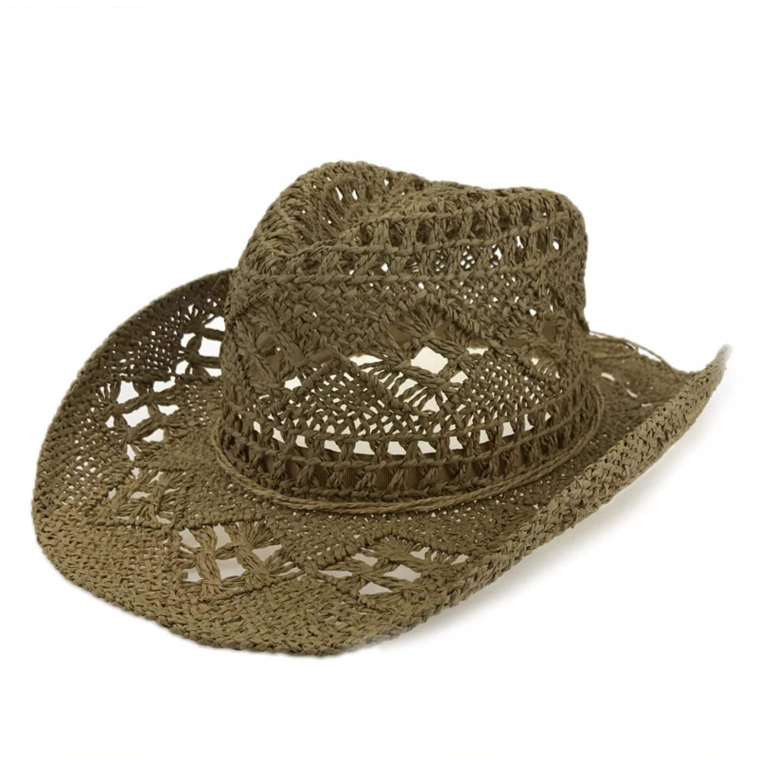 wicker cowboy hat