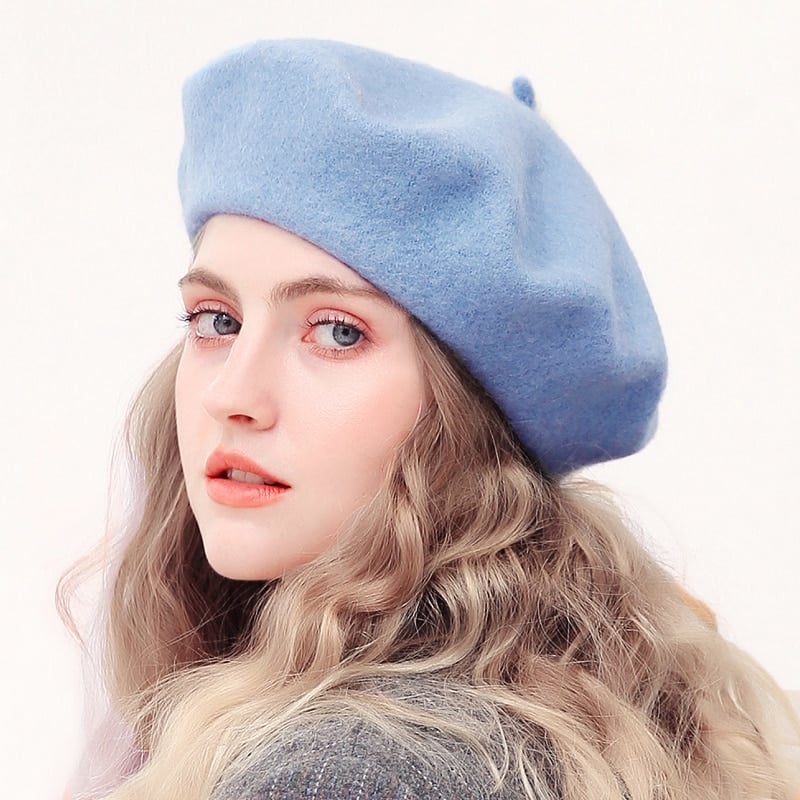 Wool Beret Hat  For Women Cool Hats  For Men and Women 