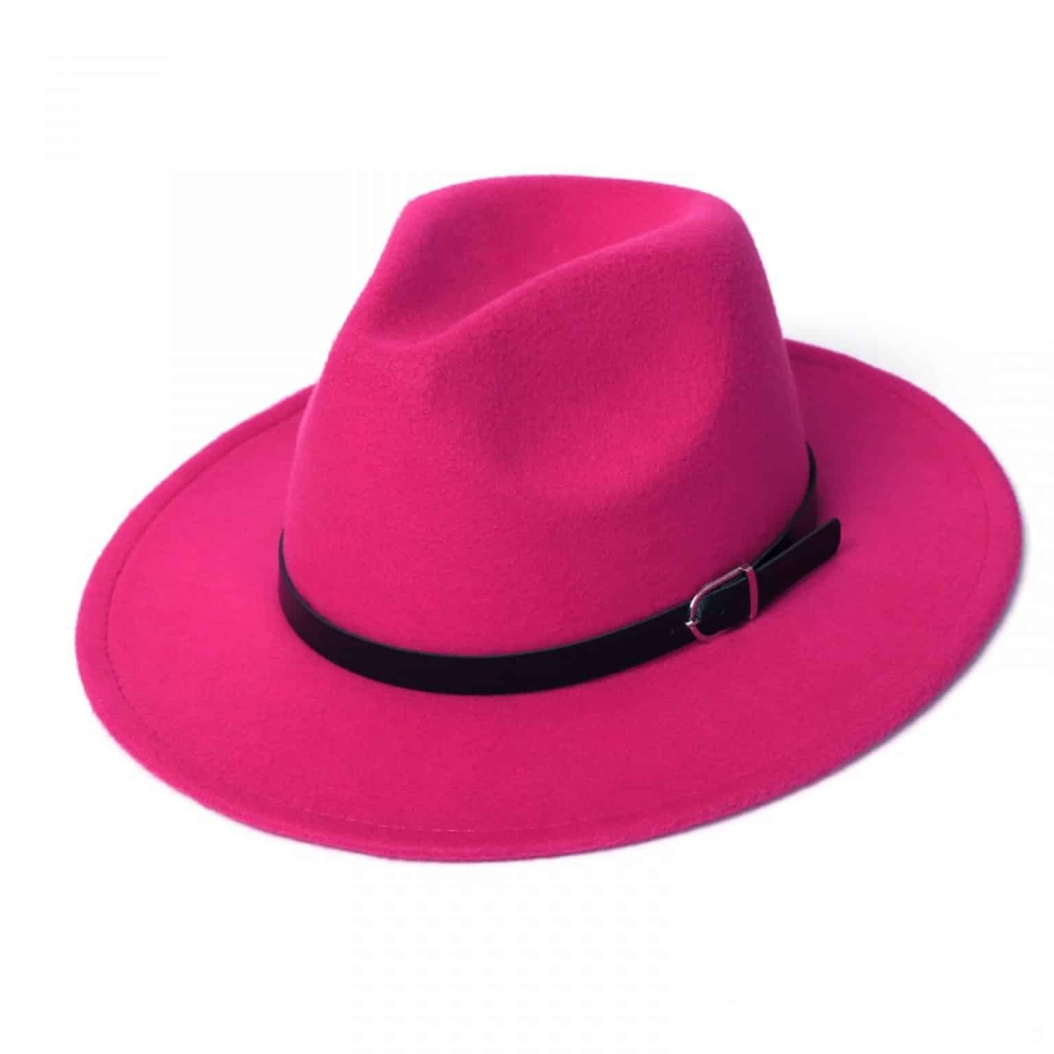 Trilby Hat Rose Red