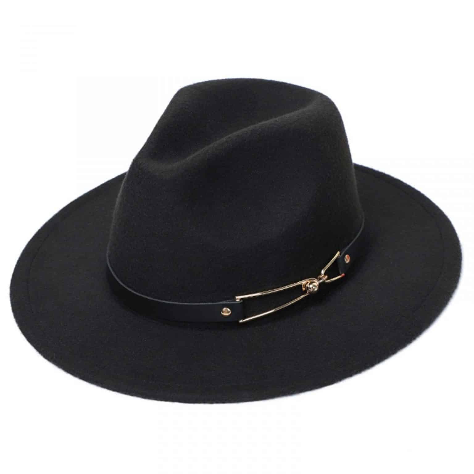 Wool Felt Hat Black