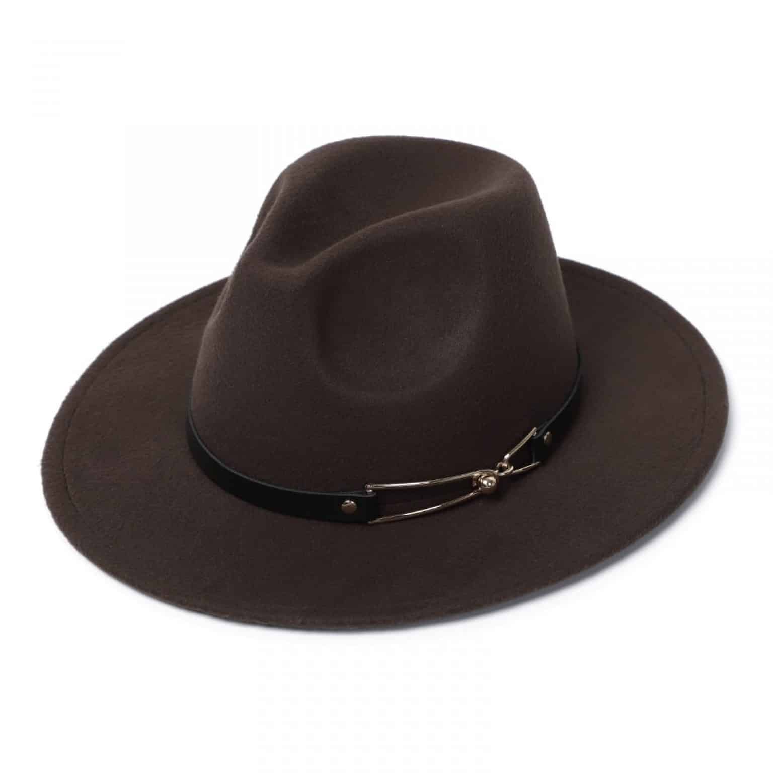 Wool Felt Hat Brown
