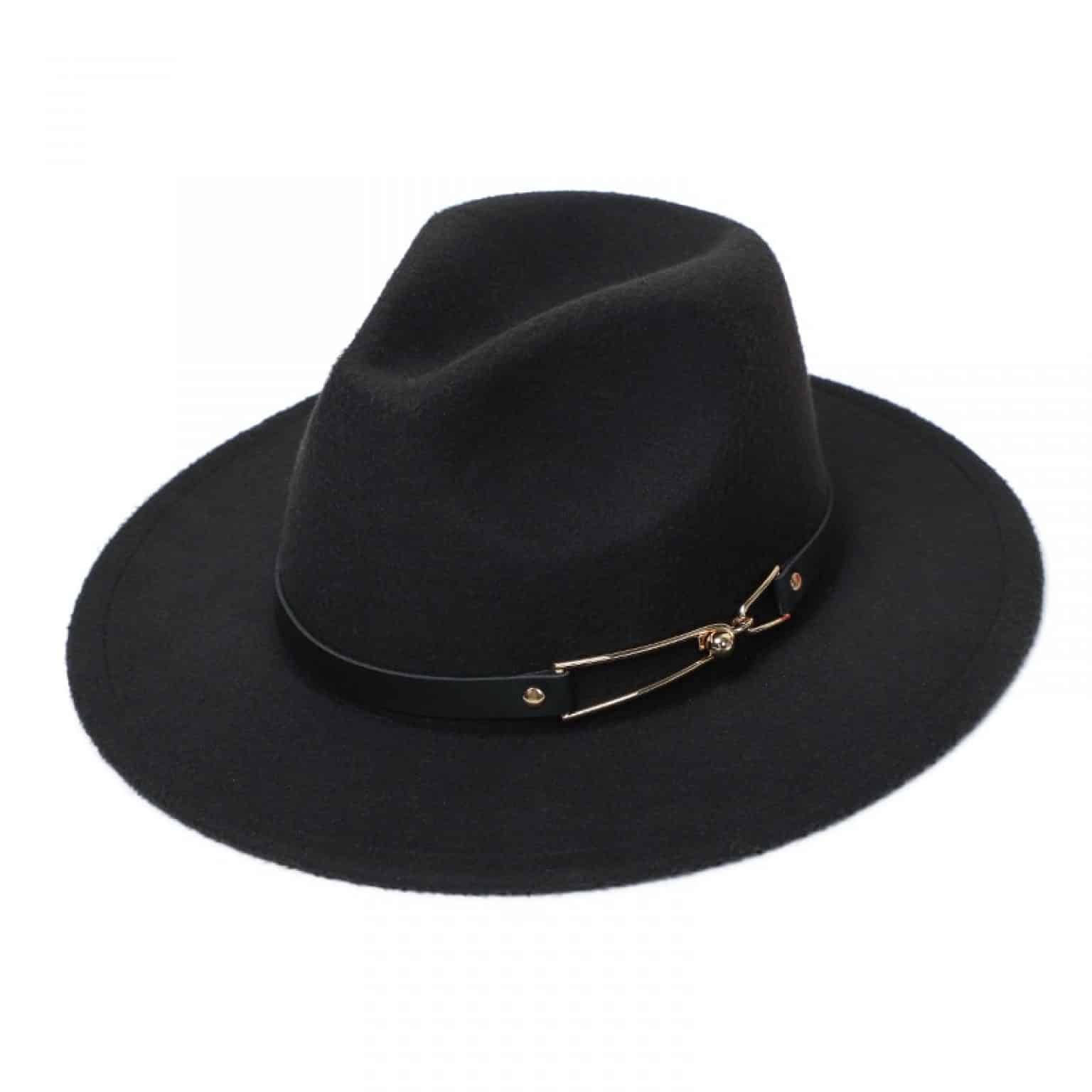Wool Felt Hat Black