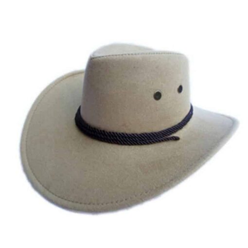 Wide Brim Cowboy Hat White
