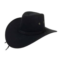 Wide Brim Cowboy Hat Black