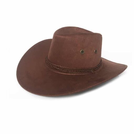Wide Brim Cowboy Hat Coffee
