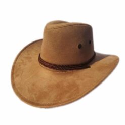 Wide Brim Cowboy Hat Khaki