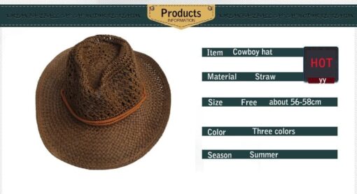 Straw Cowboy Hat 2