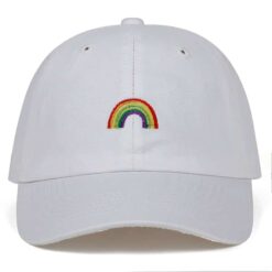 Rainbow Hat White