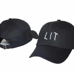 Lit Hat Black