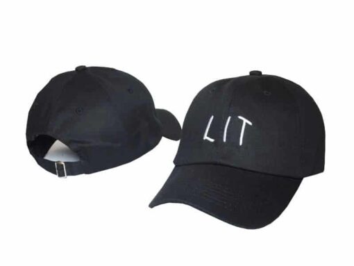 Lit Hat Black