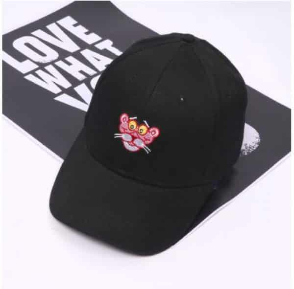 Pink Panther Hat Black