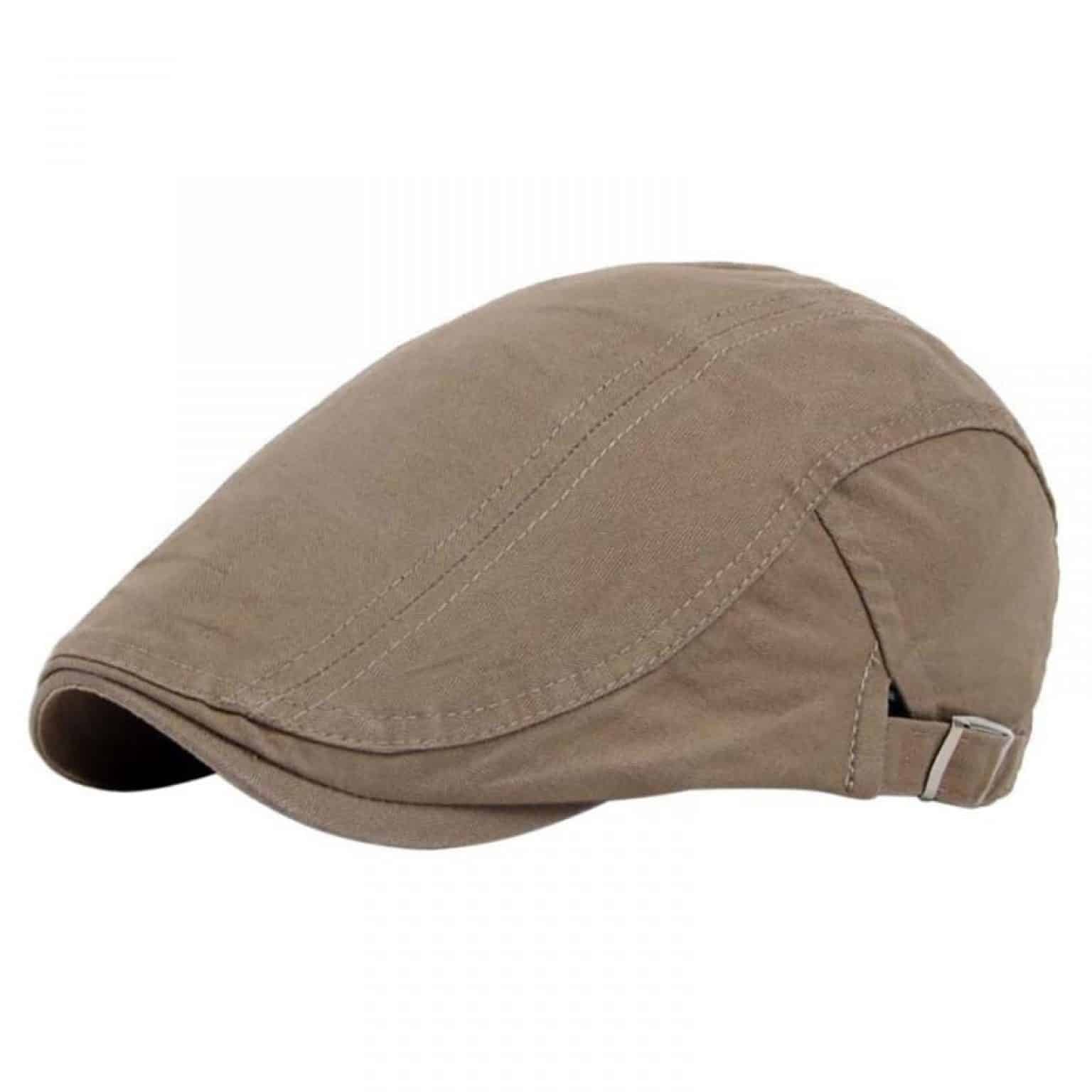 Vintage Golf Flat Cap Khaki