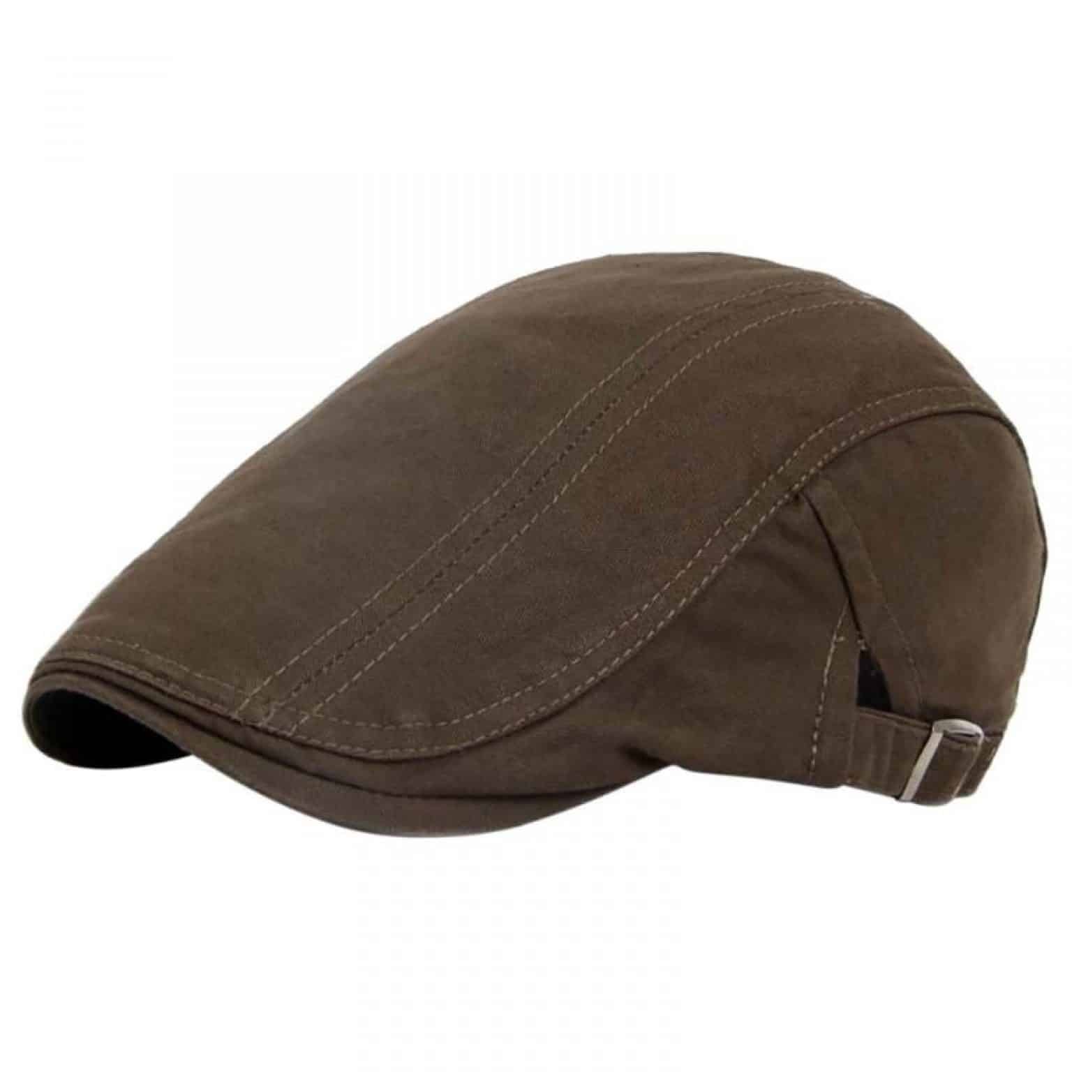 Vintage Golf Flat Cap Coffee