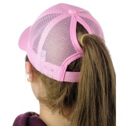 Ponytail hat for women