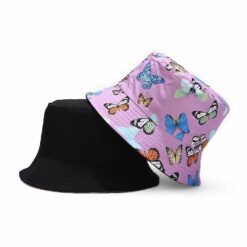 Colorful butterfly bucket hat 7